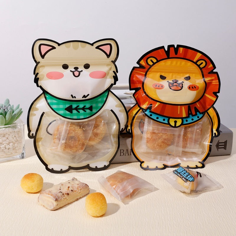 Animal Candy Zip Lock Bags ( 5pcs )