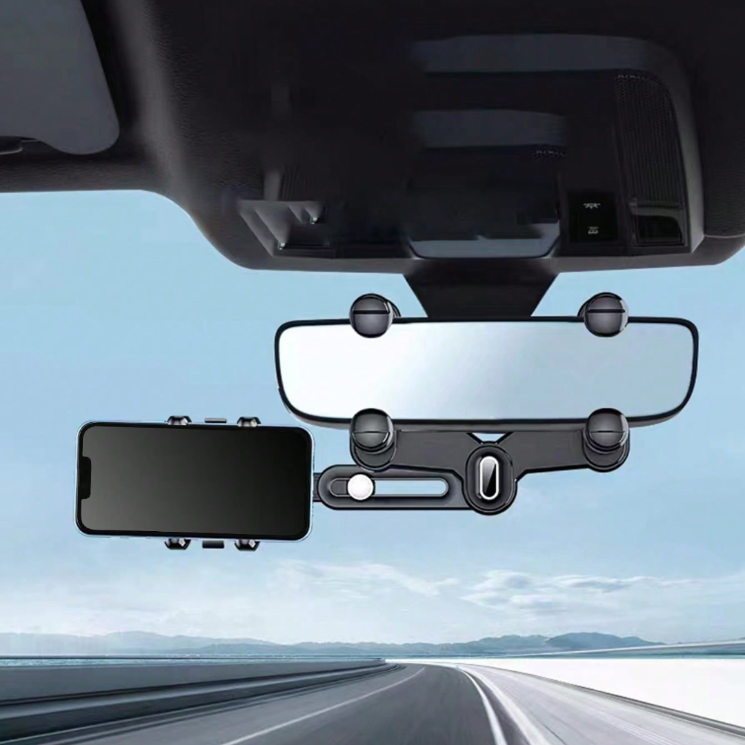 Rearview Mirror Phone Holder