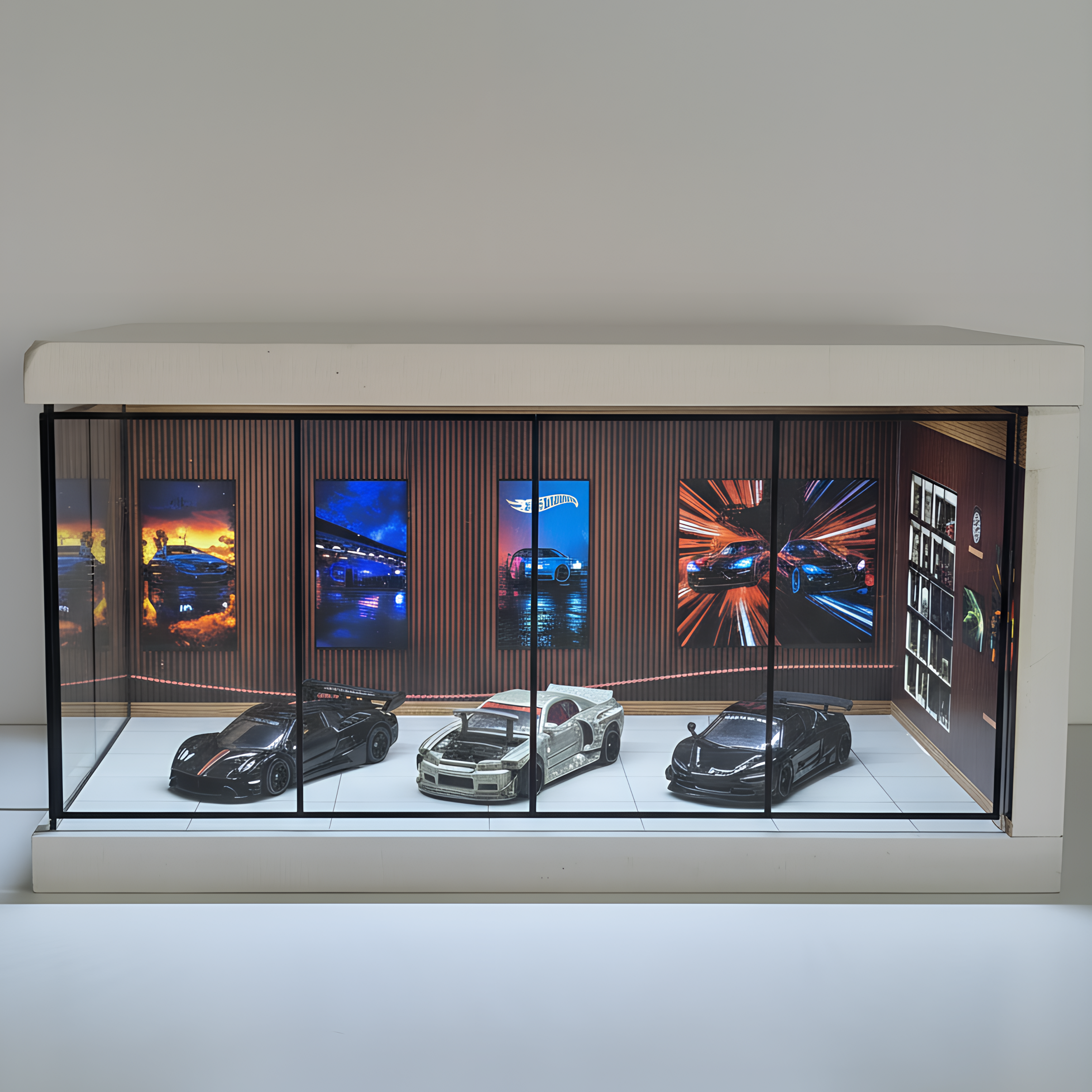 Luxury Miniature Car Showroom