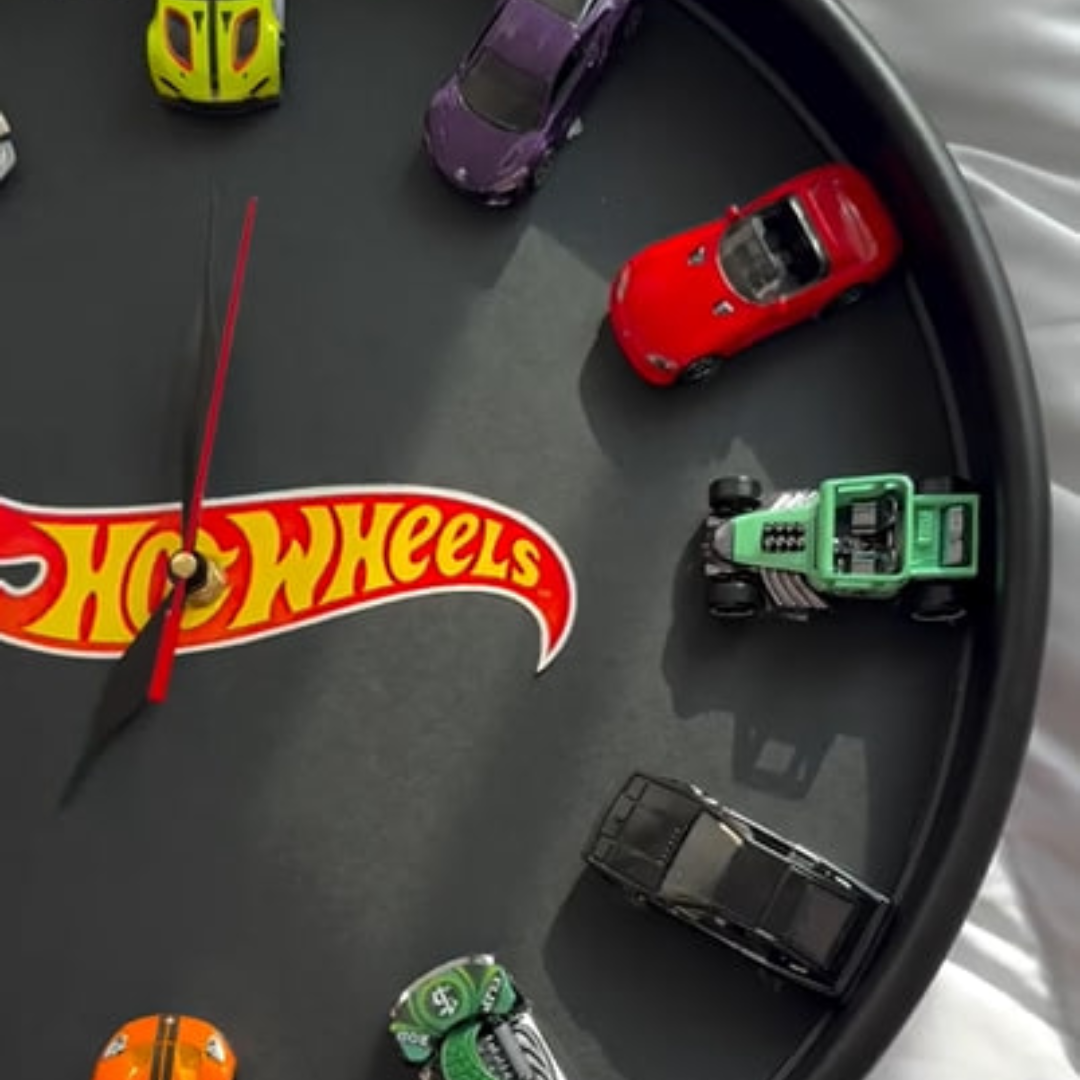 Hot Wheels Clock