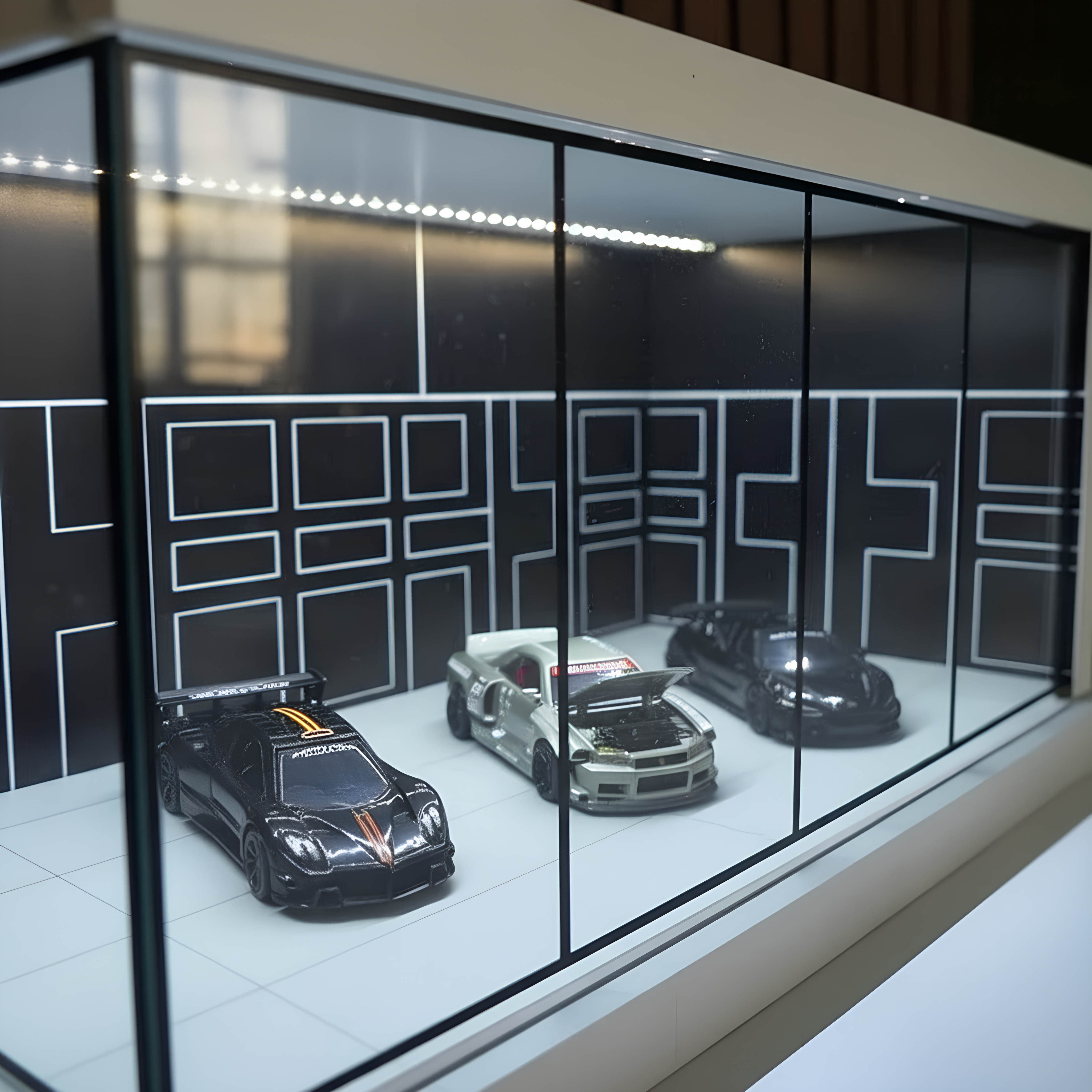 Luxury Miniature Car Showroom