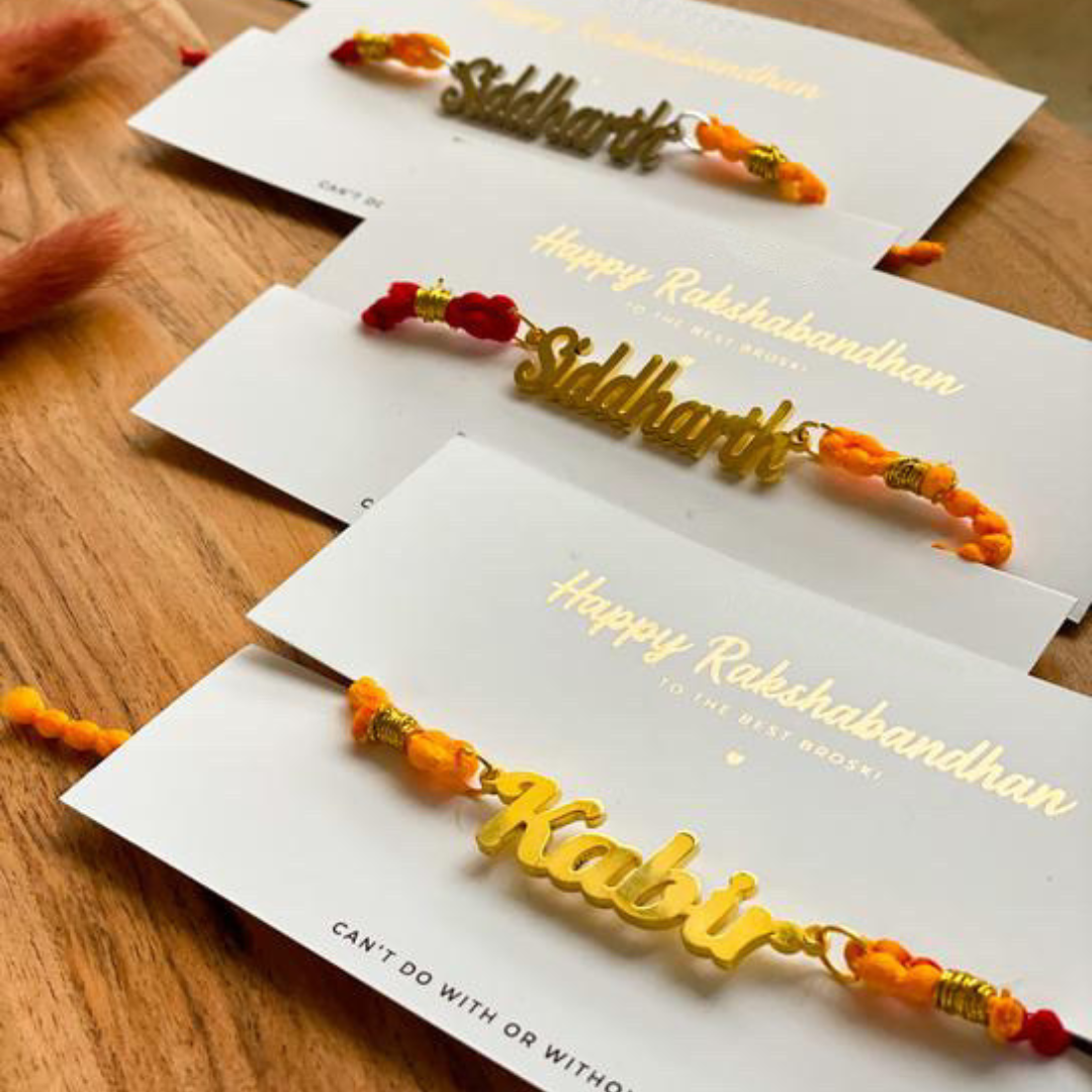 PERSONALIZED-METAL RAKHI