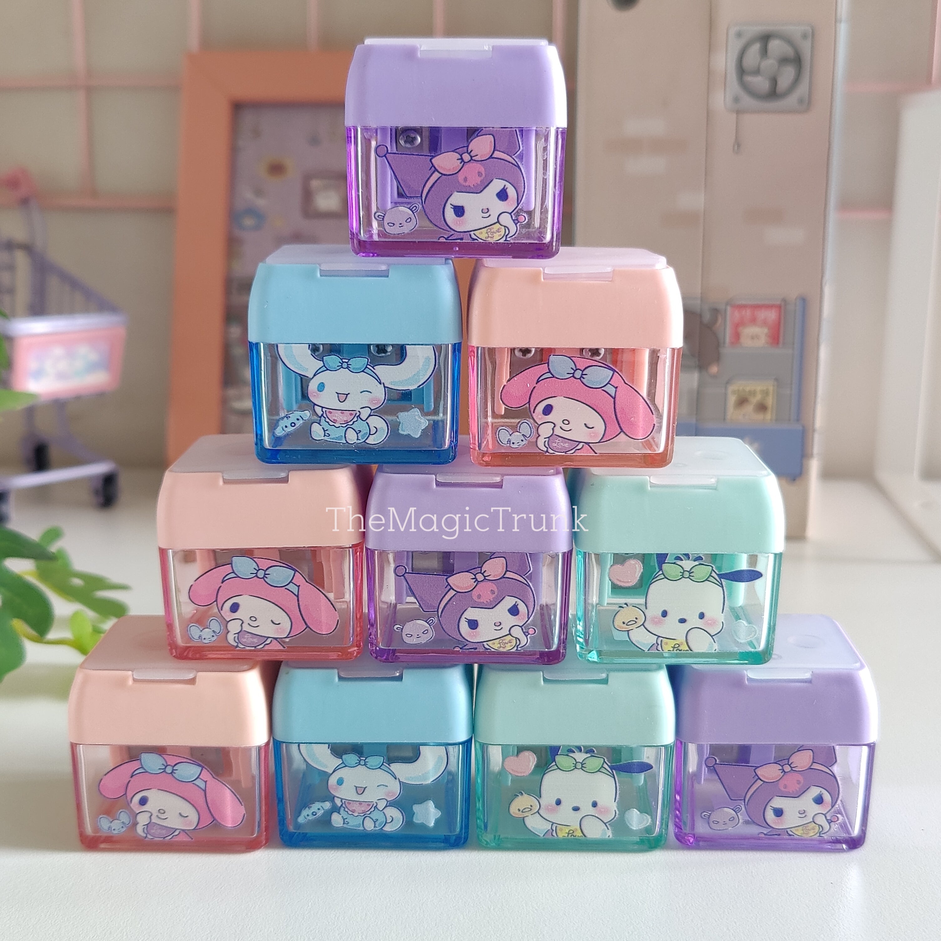 Sanrio Cube Dual Pencil Sharpener ( 1pc )