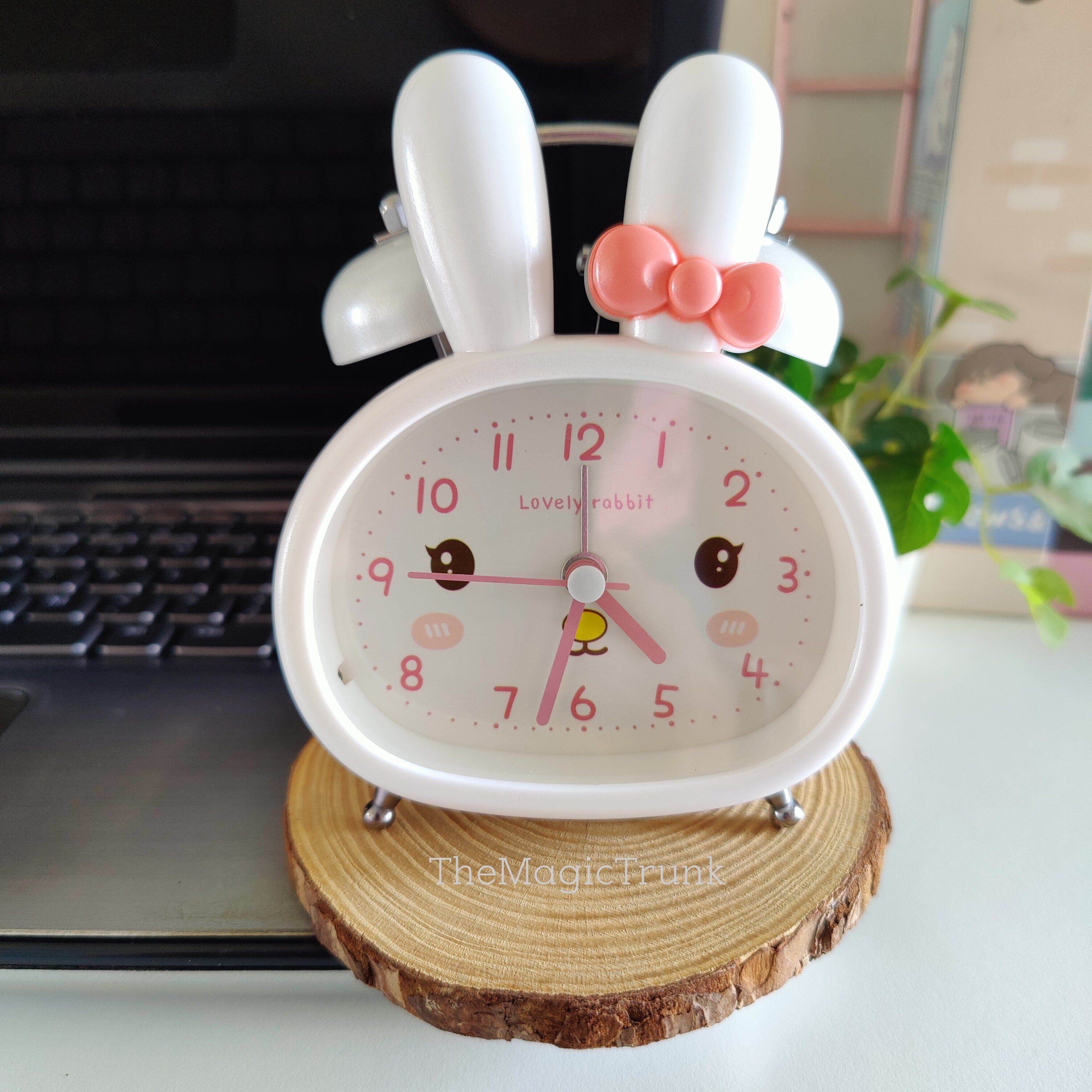 Bunny Table Alarm Clock ( 1pc )