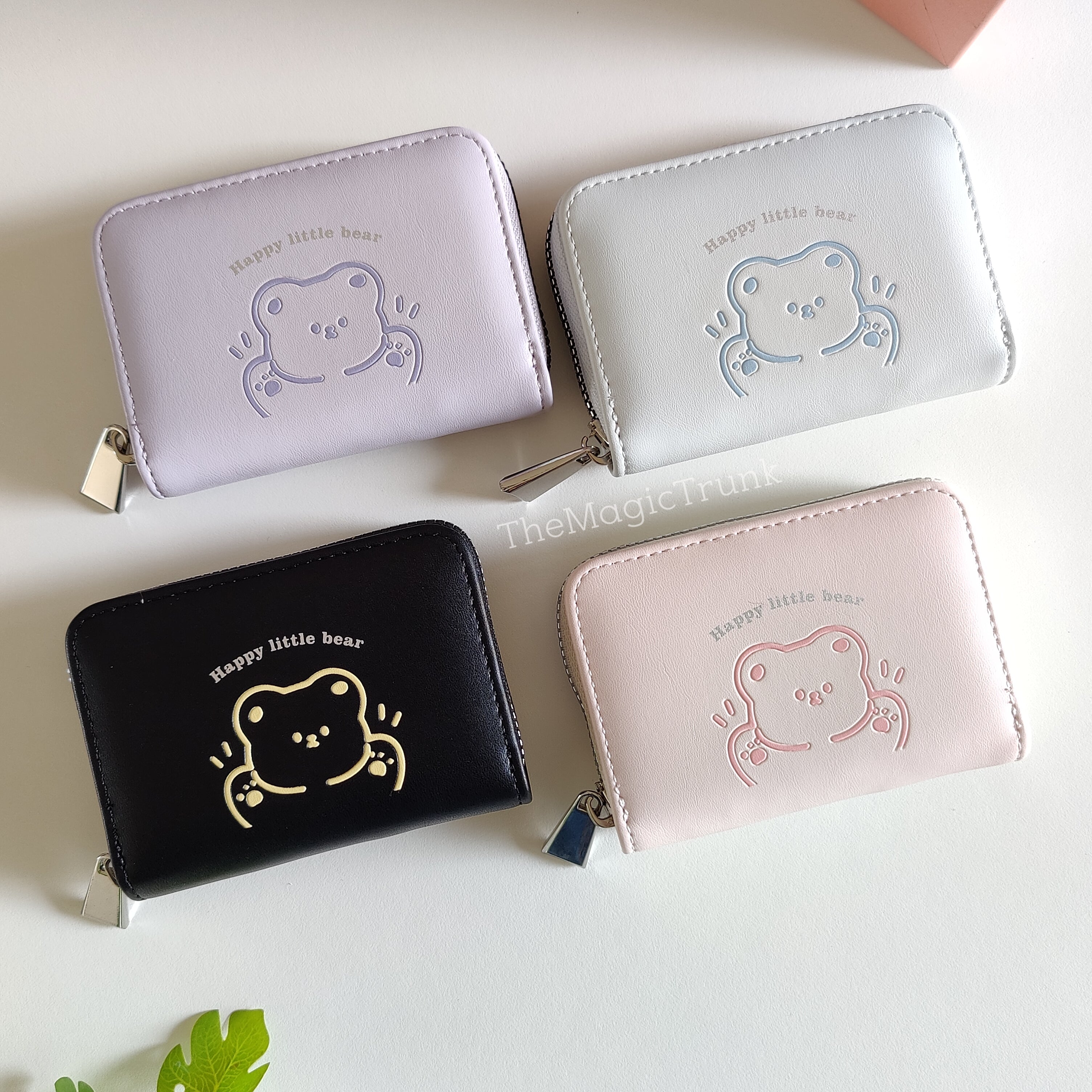 Bear Pastel Wallet ( 1pc )