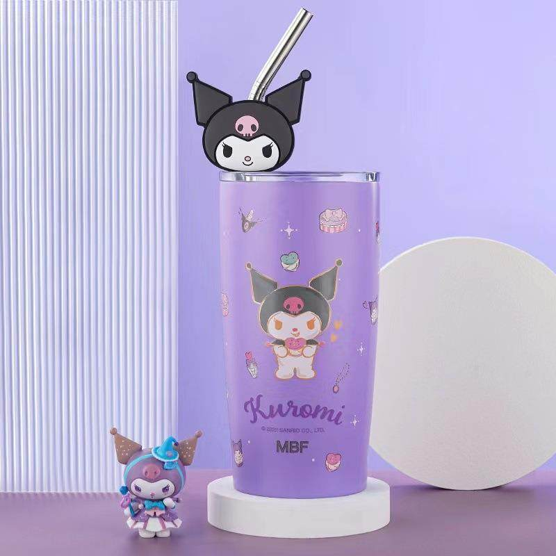 Sanrio Tumbler With Straw ( 1pc )