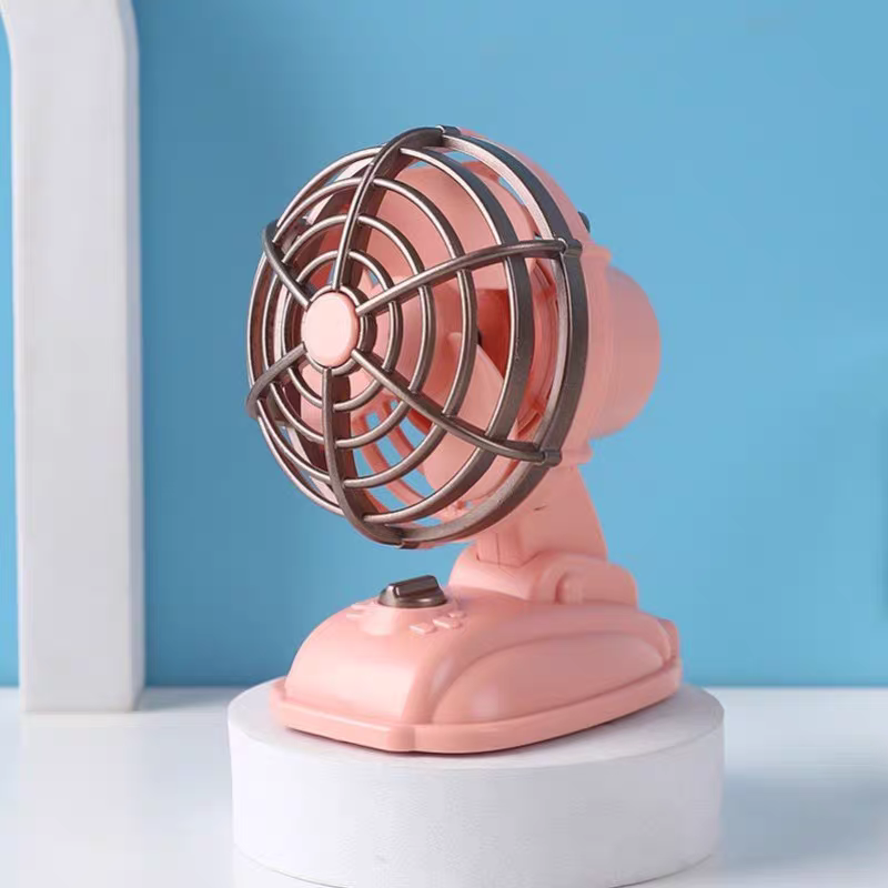 Retro Table Dual Speed Mini Fan ( 1pc )