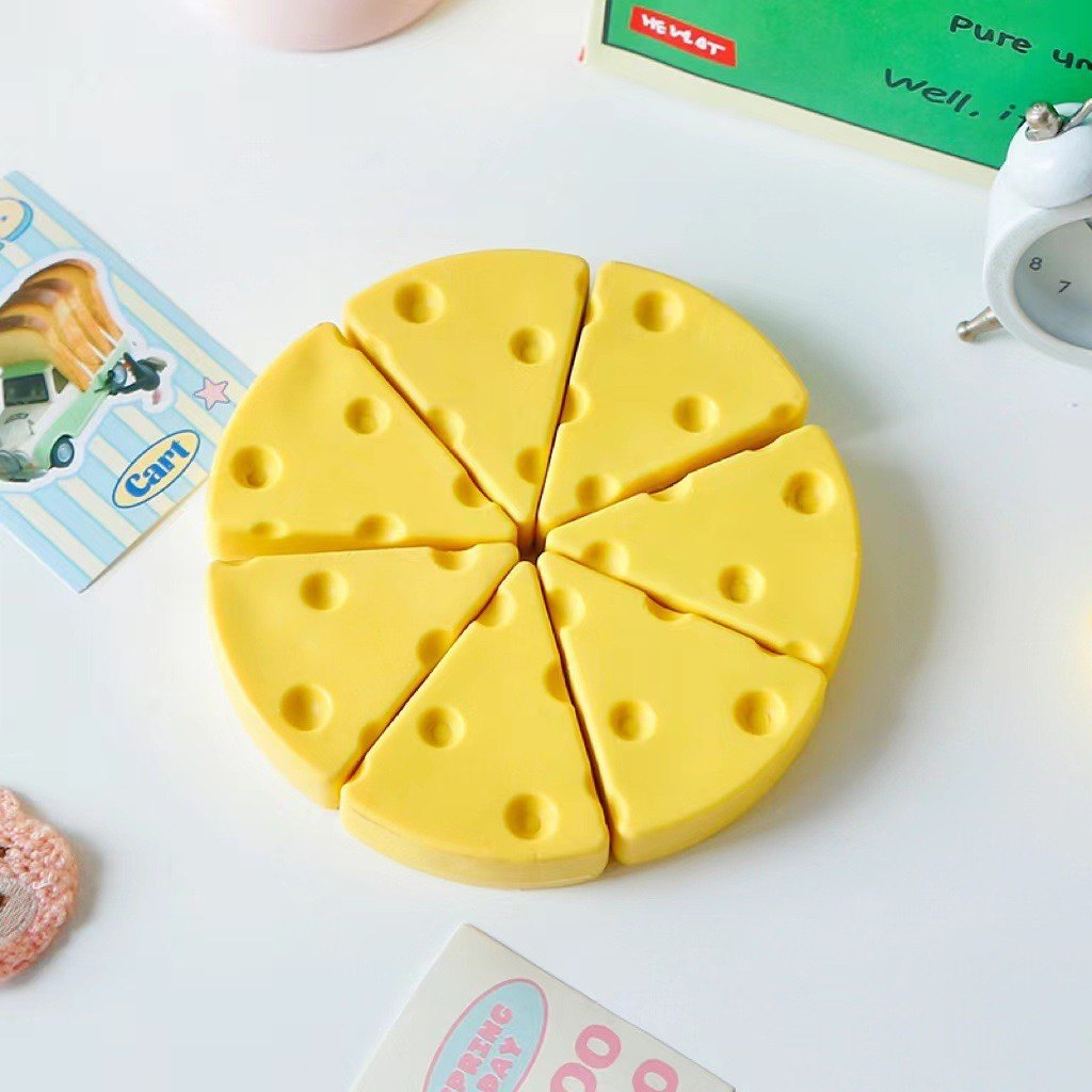 Cheese Block Eraser ( 1pc )