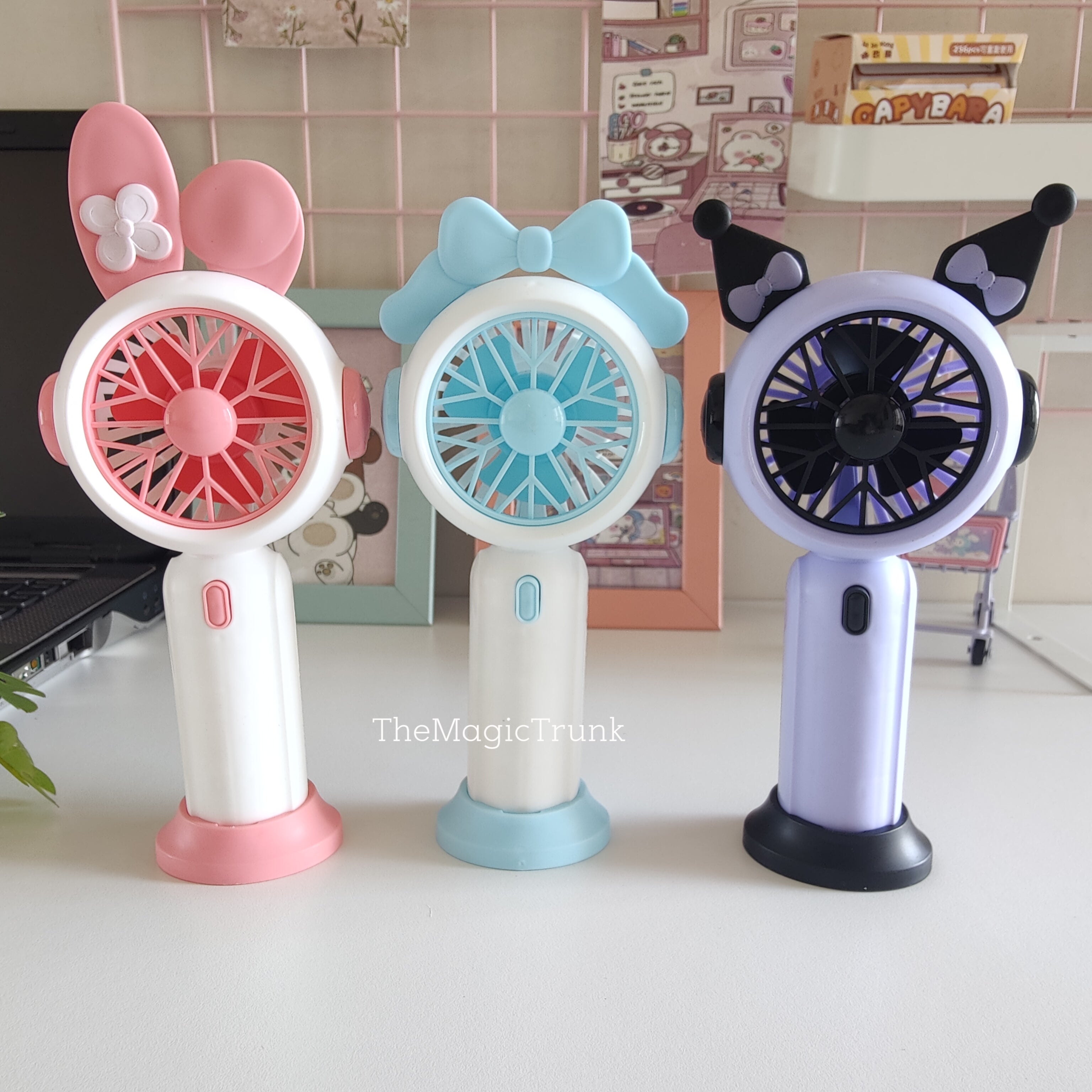 Sanrio Three Speed Fan Rechargeable ( 1pc )