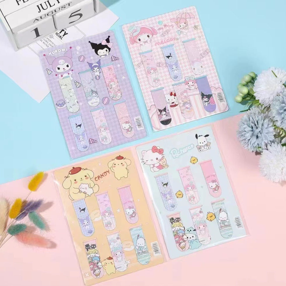 Sanrio Magnetic Bookmarks ( 6pcs )