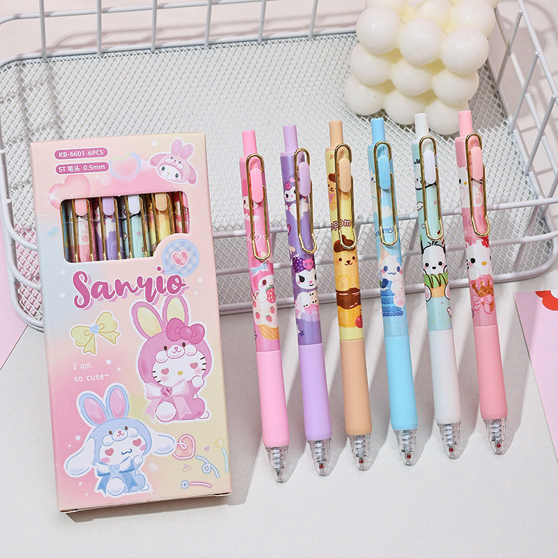 Sanrio Gel Pen Set ( 6pcs )