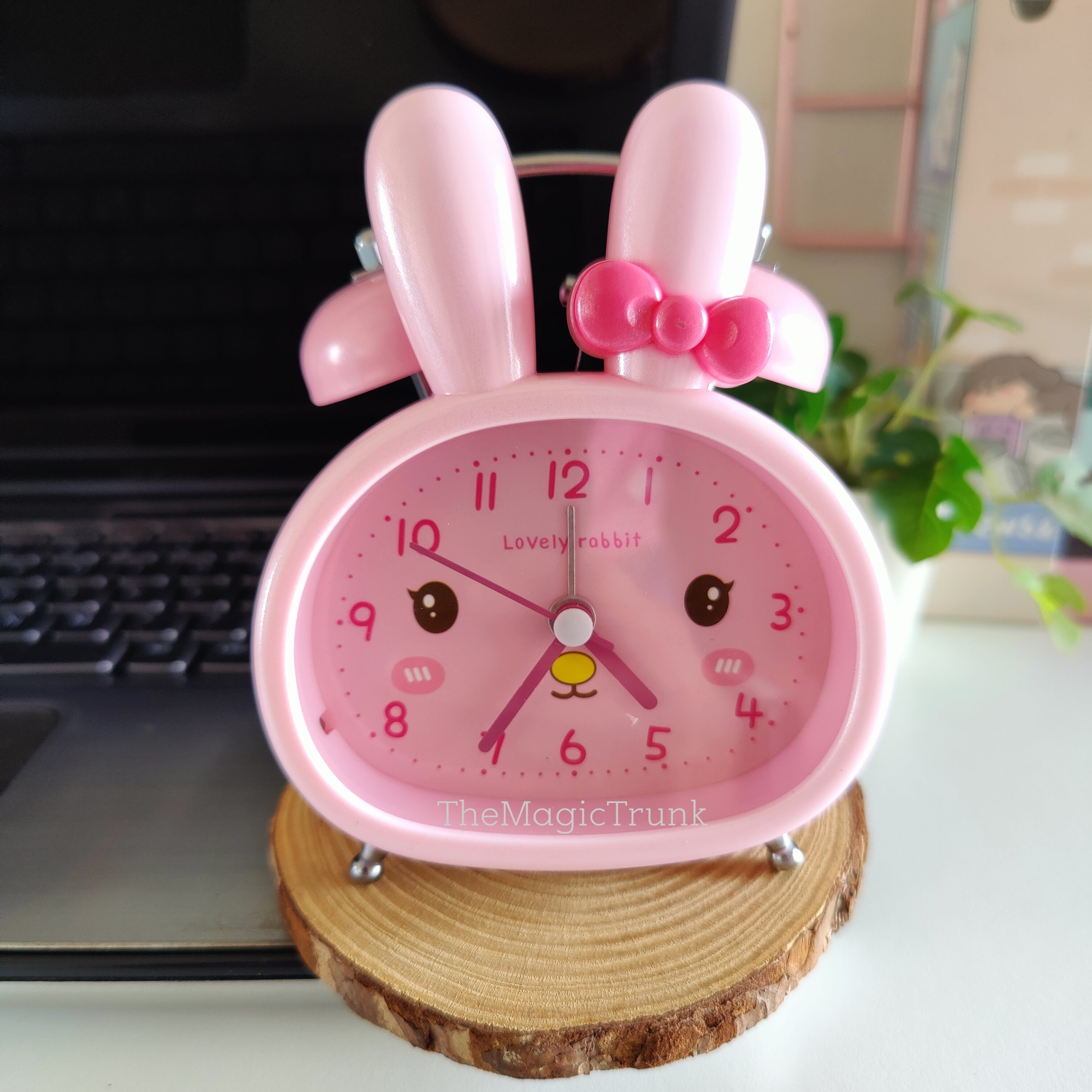 Bunny Table Alarm Clock ( 1pc )