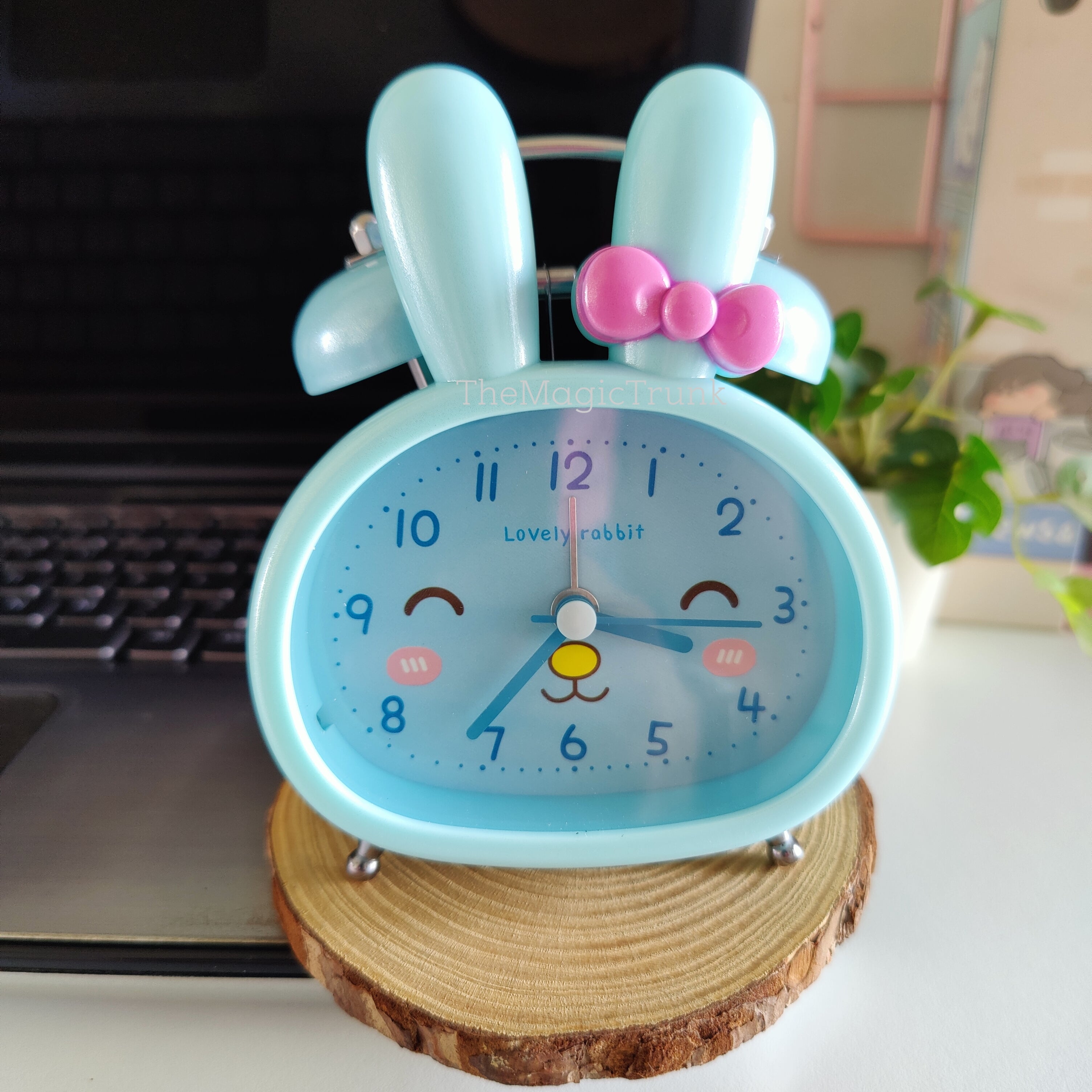 Bunny Table Alarm Clock ( 1pc )