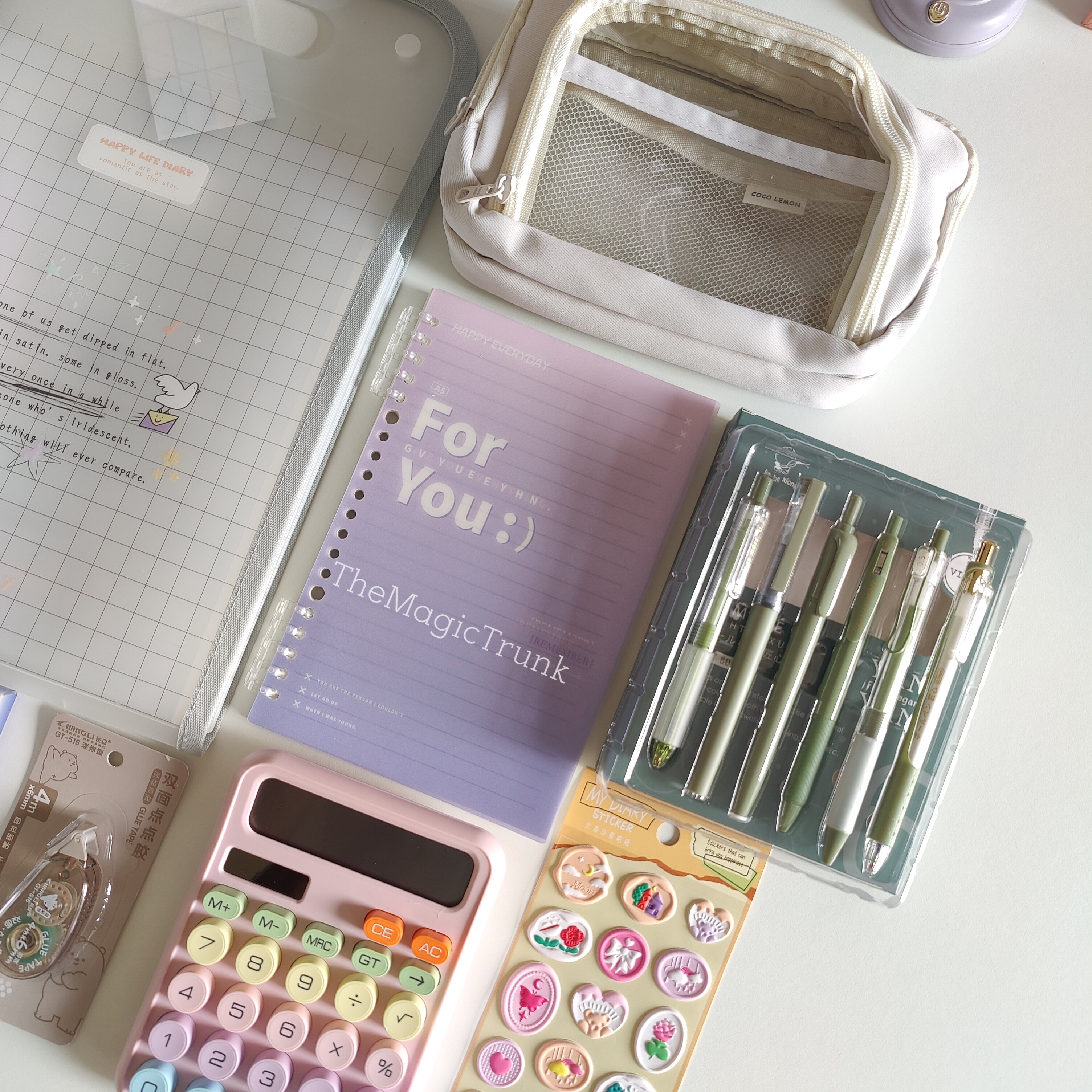 Aesthetic Stationery Combo / Hamper