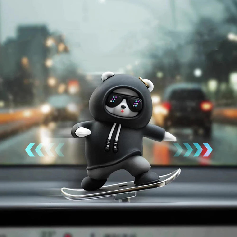 Car Mounted Sliding Cartoon Bear